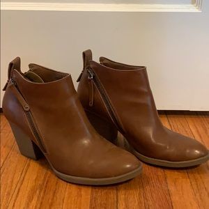 Double zip ankle boots